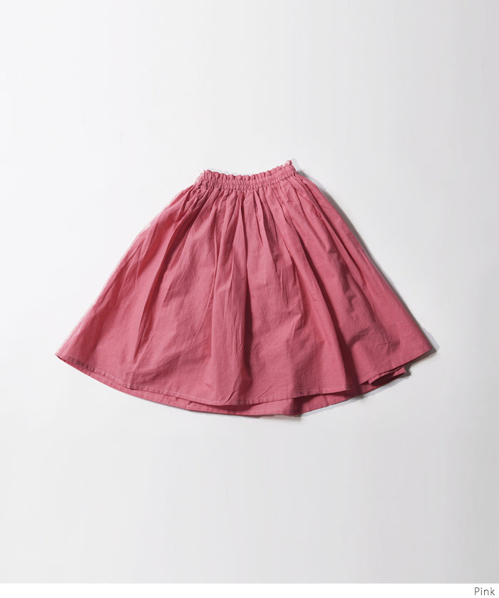 キッズ 100-140 鮮やかカラーコットンボイルスカート ロングスカート インド綿 フレア 女の子 親子お揃い 子供服 メール便可