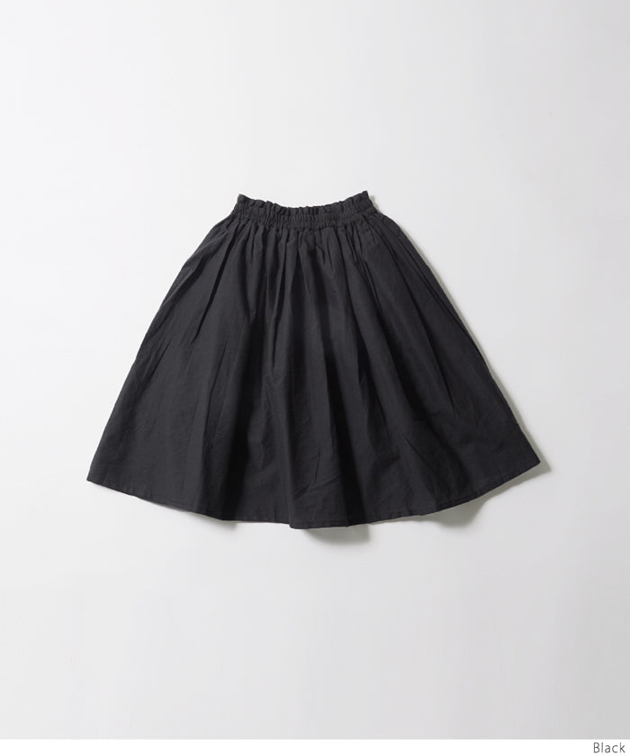 キッズ 100-140 鮮やかカラーコットンボイルスカート ロングスカート インド綿 フレア 女の子 親子お揃い 子供服 メール便可