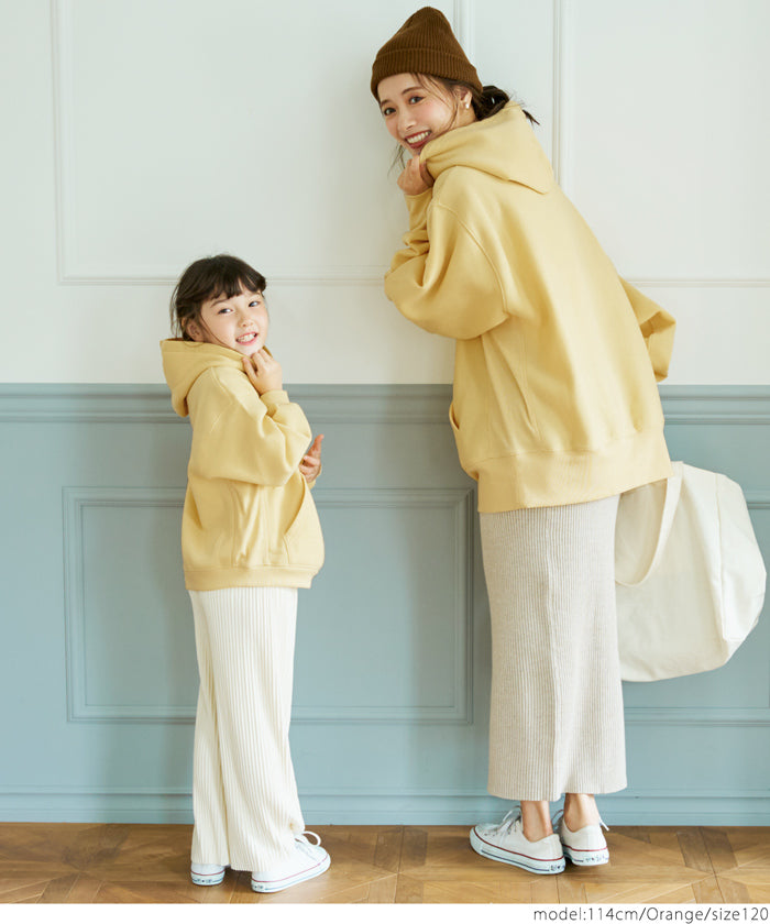 セール★1690円→990円 キッズ100-130 子供服 ふわり〜フーディー フリース パーカー スウェット 軽量 長袖 男女兼用 親子お揃い メール便不可 coca
