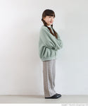 セール★1990円→990円 キッズ 100-140 フリース カーディガン ブルゾン 丸首 クルーネック バルーン 女の子 キッズオリジナル 子供服 メール便不可 coca