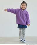 セール★1990円→990円 キッズ100-130 子供服 ボアジャケット ミディアム丈 長袖 スタンドカラー 無地 男女兼用 キッズオリジナル メール便不可 coca コカ