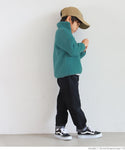 セール★1990円→990円 キッズ100-130 子供服 ボアジャケット ミディアム丈 長袖 スタンドカラー 無地 男女兼用 キッズオリジナル メール便不可 coca コカ