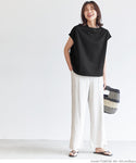 HB4★値下げ★1309円→990円【メール便不可】カットソー レディース フレンチスリ―ブ ボートネック Tシャツ 無地 半袖 21ss coca コカ