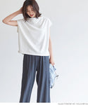 HB4★値下げ★1309円→990円【メール便不可】カットソー レディース フレンチスリ―ブ ボートネック Tシャツ 無地 半袖 21ss coca コカ