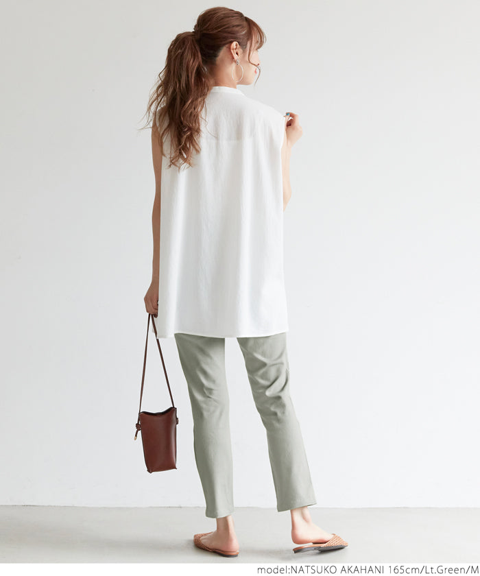 HB4★値下げ★2629円→990円【メール便不可】ロングパンツ レディース ツイル スキニー ストレッチ 伸縮性 ハイウエスト ストレート Iライン 無地 21ss
