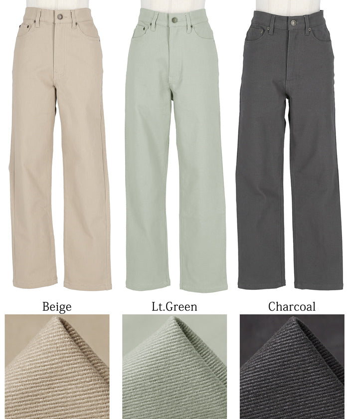 HB4★値下げ★2629円→990円【メール便不可】ロングパンツ レディース ツイル スキニー ストレッチ 伸縮性 ハイウエスト ストレート Iライン 無地 21ss