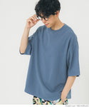 Tシャツ メンズ OE裏毛 テールカット クルーネック レギュラー 無地 半袖 カットソー 薄手 ミディアム丈 シンプル メール便不可 23ss coca コカ