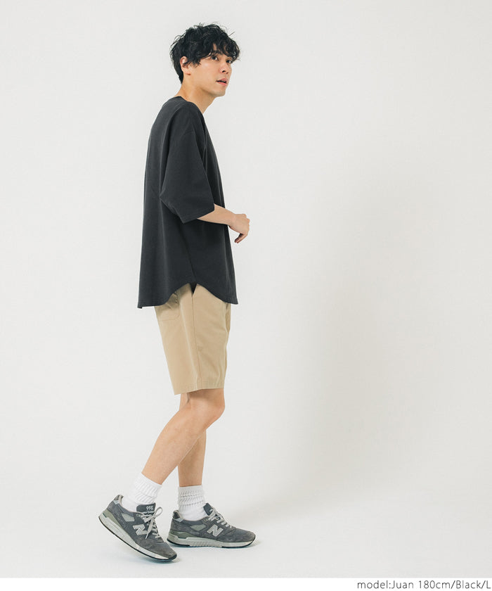 Tシャツ メンズ OE裏毛 テールカット クルーネック レギュラー 無地 半袖 カットソー 薄手 ミディアム丈 シンプル メール便不可 23ss coca コカ