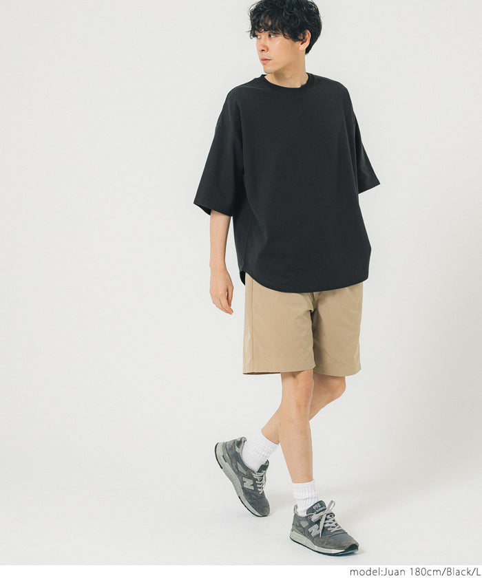 Tシャツ メンズ OE裏毛 テールカット クルーネック レギュラー 無地 半袖 カットソー 薄手 ミディアム丈 シンプル メール便不可 23ss coca コカ