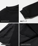 セール★1990円→990円 キッズ 100-130 ワンピース ドッキング チュニック クルーネック 裏起毛 ギャザー 女の子 キッズオリジナル 子供服 メール便不可コカ