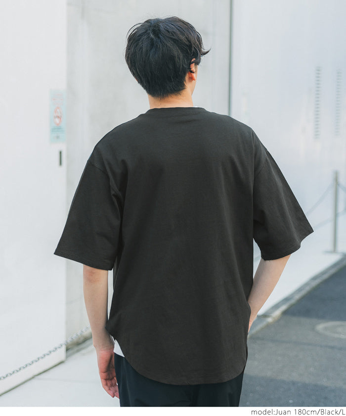 Tシャツ メンズ OEコットン テールカット クルーネック シンプル 無地 綿100% 半袖 レギュラー メール便不可 23ss coca コカ