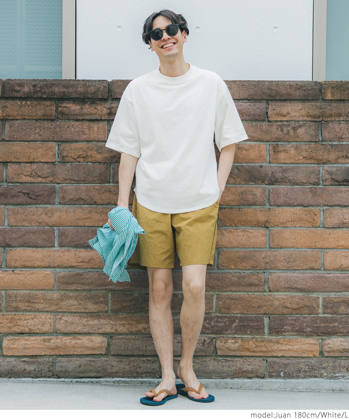 Tシャツ メンズ OEコットン テールカット クルーネック シンプル 無地 綿100% 半袖 レギュラー メール便不可 23ss coca コカ