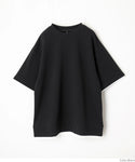 Tシャツ メンズ エンボス エンボス加工 レイヤード風 重ね着 無地 イージーケア 半袖 カジュアル ミディアム丈 伸縮性 メール便不可 23ss coca コカ